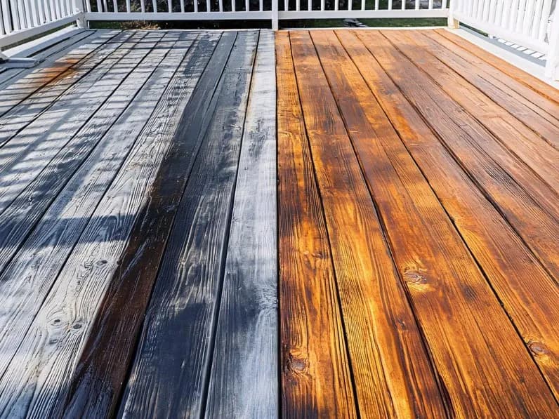 Deck & Patio Cleaning + Staining